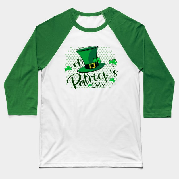 Happy St Patricks day Baseball T-Shirt by dhanitatau